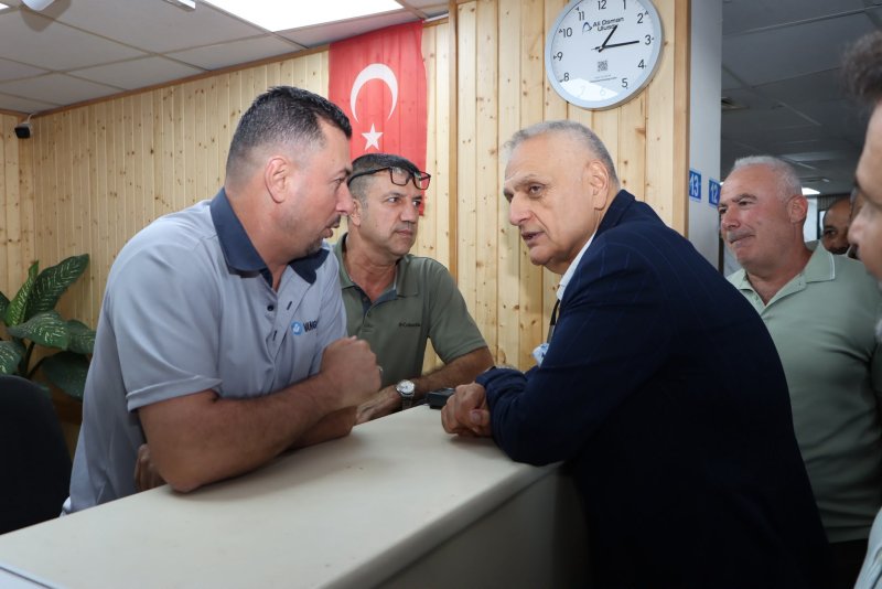 Hatay Ticaret ve Sanayi Odası (HATSO) Başkanı Hikmet Çinçin, Antakya Otogarı