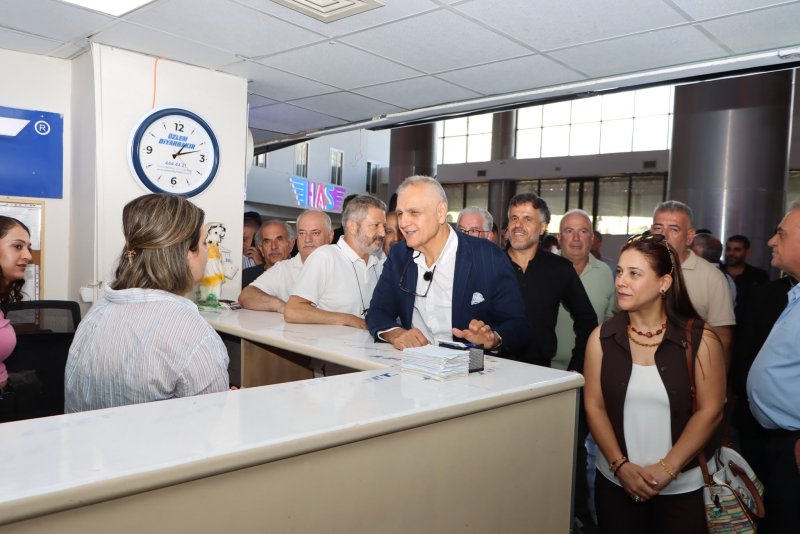 Hatay Ticaret ve Sanayi Odası (HATSO) Başkanı Hikmet Çinçin, Antakya Otogarı