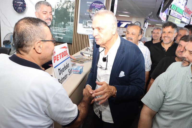 Hatay Ticaret ve Sanayi Odası (HATSO) Başkanı Hikmet Çinçin, Antakya Otogarı