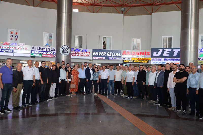 Hatay Ticaret ve Sanayi Odası (HATSO) Başkanı Hikmet Çinçin, Antakya Otogarı