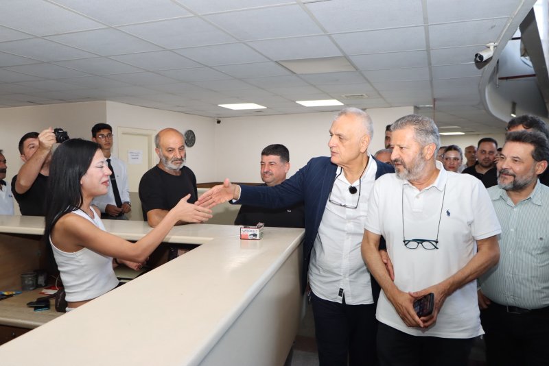 Hatay Ticaret ve Sanayi Odası (HATSO) Başkanı Hikmet Çinçin, Antakya Otogarı