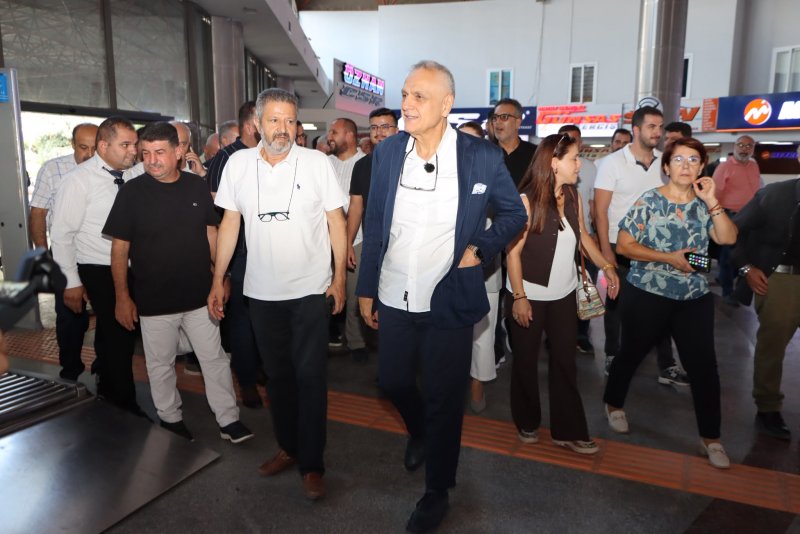 Hatay Ticaret ve Sanayi Odası (HATSO) Başkanı Hikmet Çinçin, Antakya Otogarı