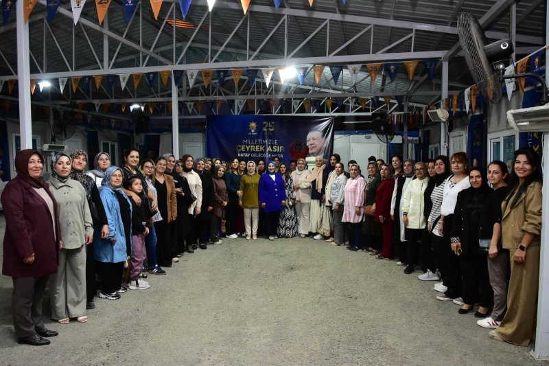 AK PARTİ ANTAKYA KADIN KOLLARI TEŞKİLAT ÇALIŞMALARINI DEĞERLENDİRDİ
