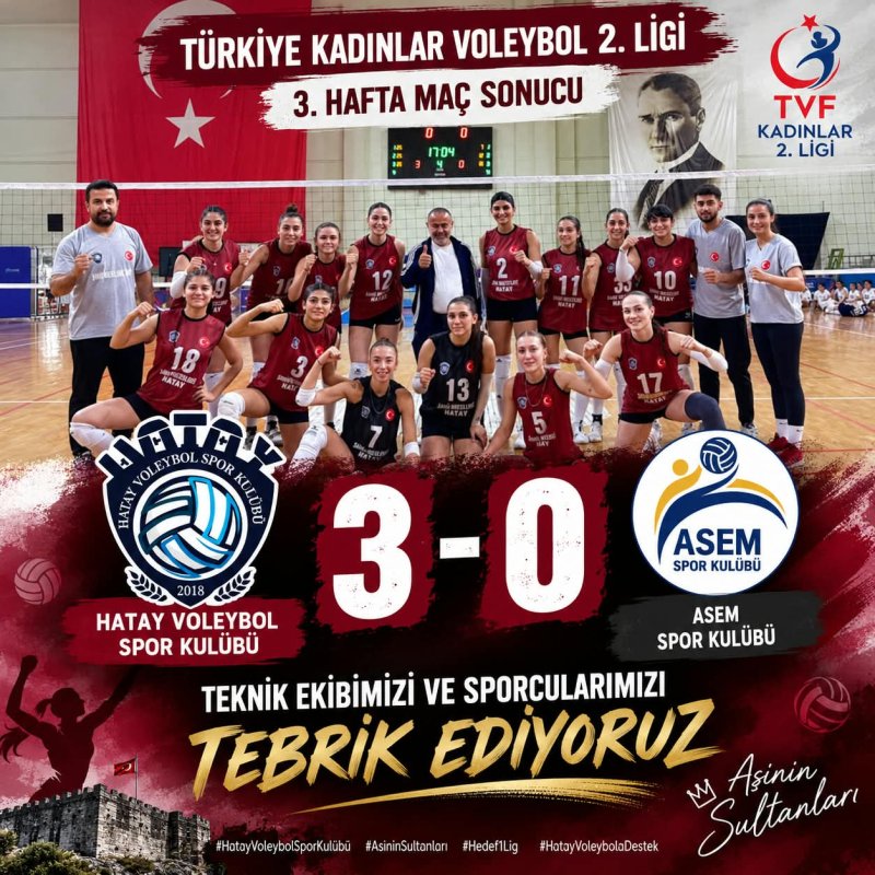HATAY’IN SULTANLARI SAHADAN GALİBİYETLE AYRILDI