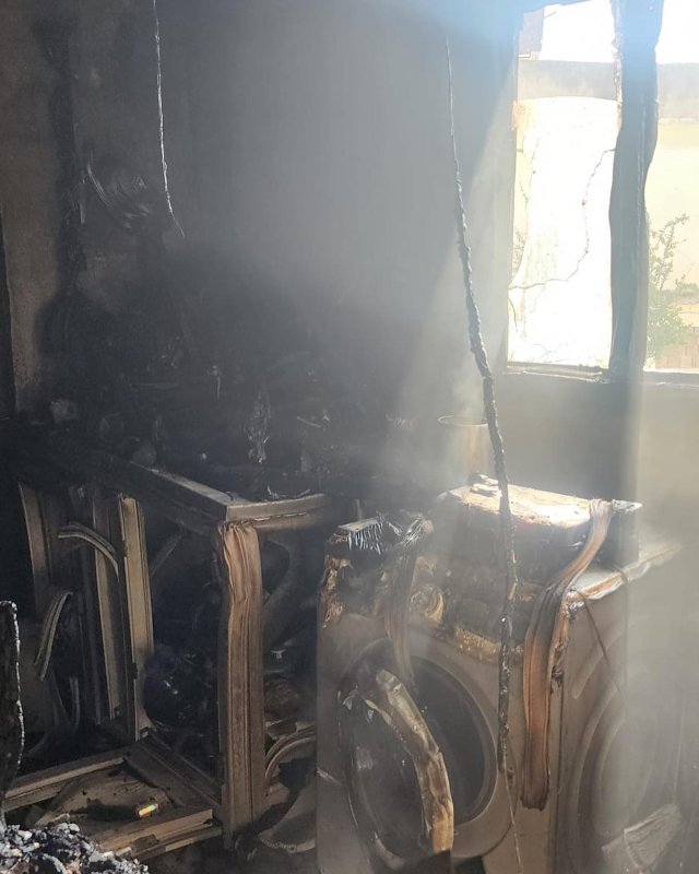 Antakya’da yanan ev kullanılmaz hale geldi