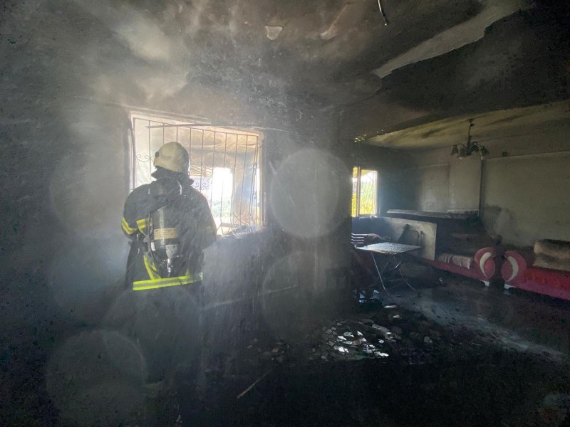 Antakya’da ev yangını