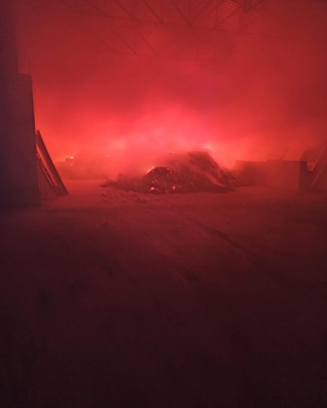 Reyhanlı’da pamuk fabrikasında yangın