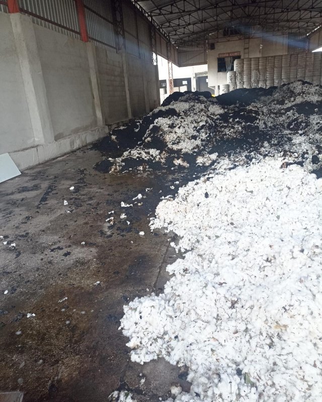 Reyhanlı’da pamuk fabrikasında yangın