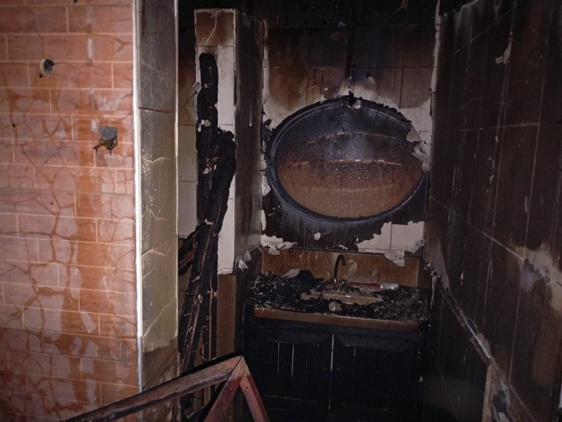 Arsuz'da kafede korkutan yangın