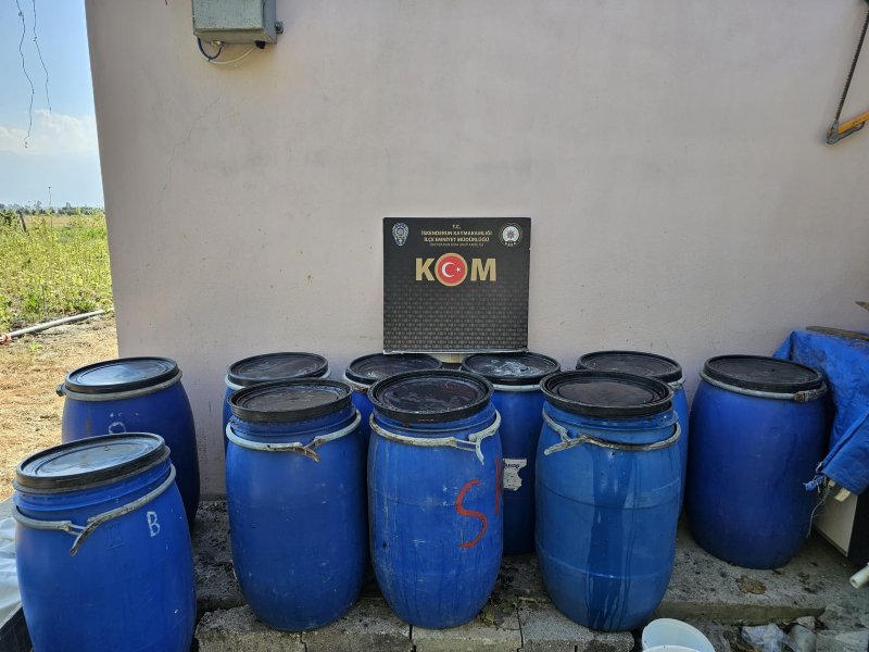 Hatay'da sahte içki operasyonu