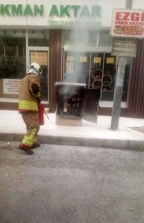 Hatay'da trafo yangını itfaiye ekiplerince söndürüldü