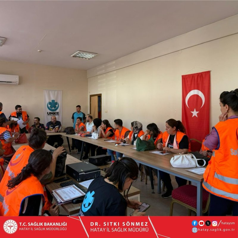HATAY’DA HAP EĞİTİMİ GERÇEKLEŞTİRİLDİ