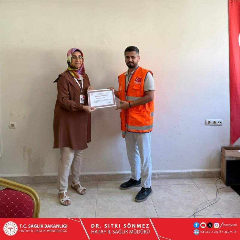 HATAY’DA HAP EĞİTİMİ GERÇEKLEŞTİRİLDİ