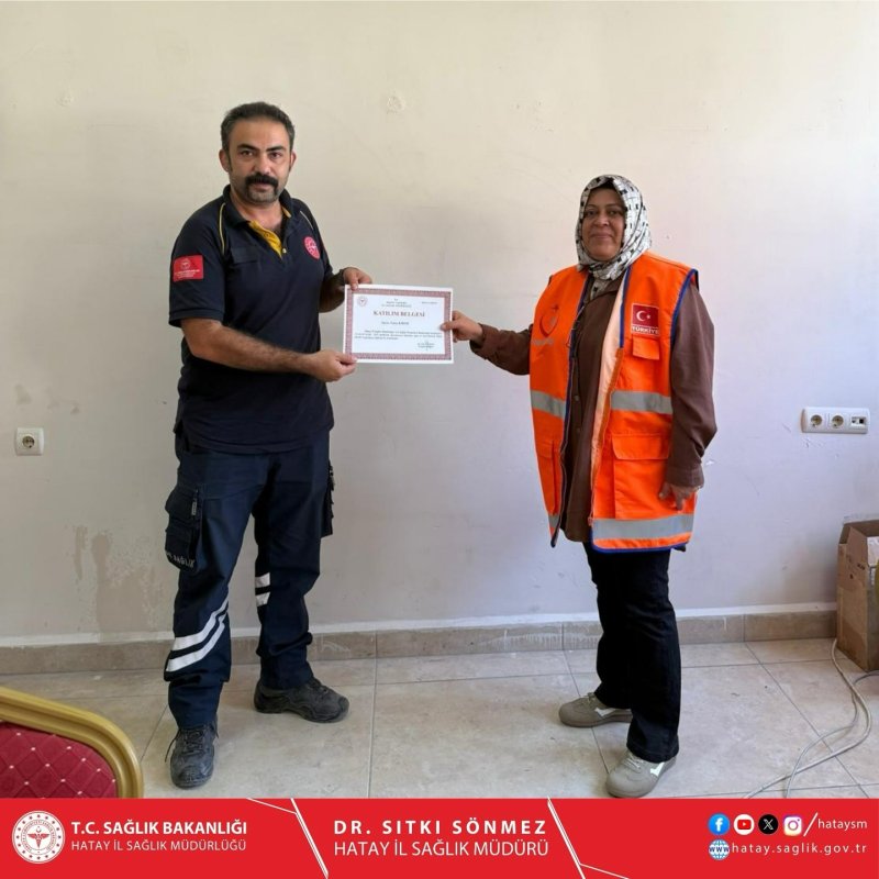 HATAY’DA HAP EĞİTİMİ GERÇEKLEŞTİRİLDİ