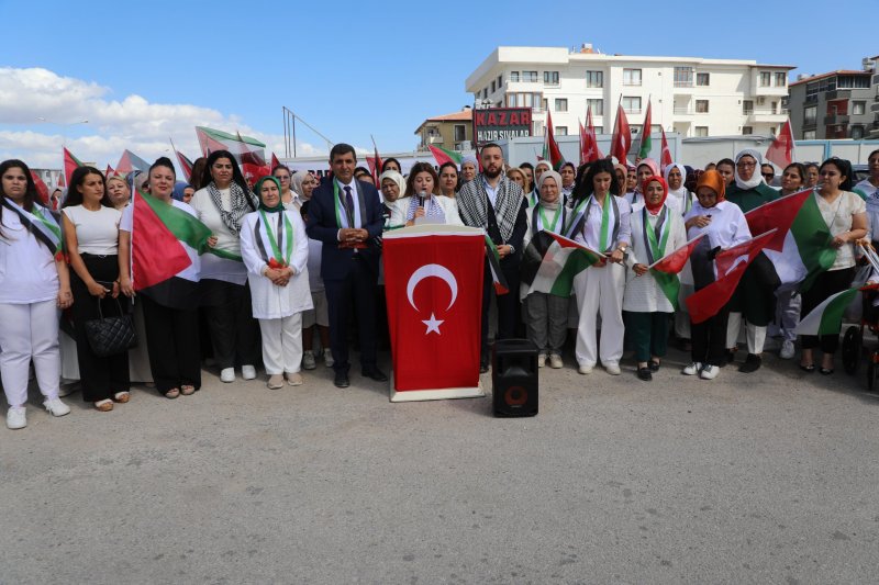 HATAY’DAN DÜNYAYA VİCDAN ZİNCİRİ: “GAZZE İÇİN EL ELE”