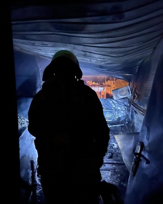 Antakya’da konteyner yangını