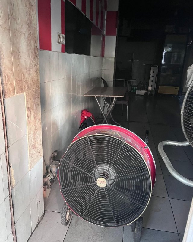 Defne’de işyeri yangını