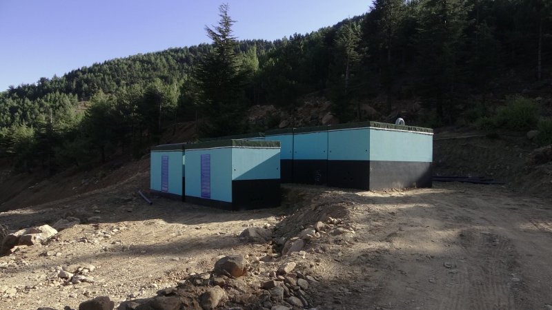 Hatay'da depremde zarar gören su depoları yenileniyor