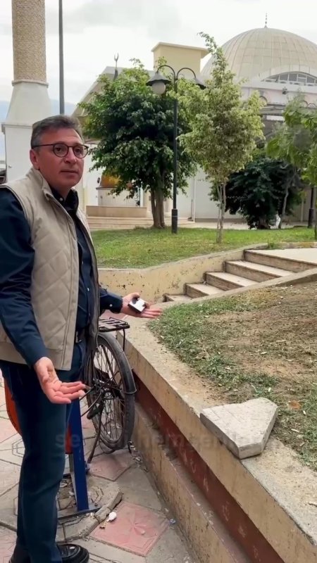 Çöp kovası dururken yerlere atılan izmariti gören başkan cezayı duyurdu