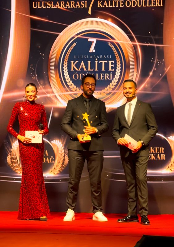 HATAY’IN NEŞESİ APO GENCER’E ALTIN KALİTE ÖDÜLÜ