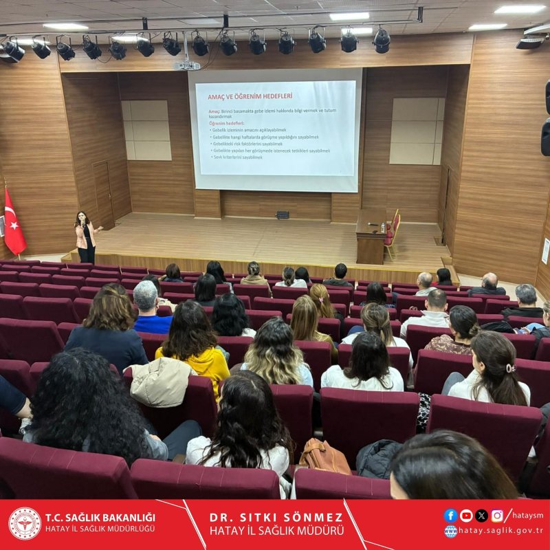 DEFNE’DE ACİL OBSTETRİK FARKINDALIK EĞİTİMİ VERİLDİ