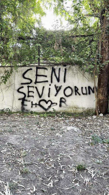 Sevdasını duvara yazan vatandaşa, belediye personelinin "Seviyorsan git konuş" mesajı tebessüm ettirdi (Fotoğraflı) Ahmet Arslan HATAY (İHA) - Hatay'da duvara "Seni Seviyorum" yazarak kalp çizen vatandaşa, belediye personeli "Seviyorsan git konuş bence çünkü biz siliyoruz" diyerek mesaj gönderdi. Belediye personelinin verdiği mesaj ve yazıyı sildiği anlar sosyal medyada ilgi odağı oldu. Antakya Belediyesi, kenti yaşanabilir hale getirmek için çalışmalarını aralıksız sürdürüyor. Kentteki asli görevlerini yerine getiren belediye ekipleri, zaman zaman da farklı olaylarla karşı karşıya kalıyor. Antakya kent merkezinde bir duvara "Seni Seviyorum" yazarak kalp simgesi koyan vatandaşın yazdıkları belediye ekipleri tarafından silindi. Yazının silindiği esnada çekilen görüntü ve Antakya Belediyesi personelinin verdiği "Seviyorsan git konuş bence, çünkü biz siliyoruz" mesajı ise tebessüm ettirdi. O anlar, kısa sürede sosyal medyada ilgi odağı oldu.