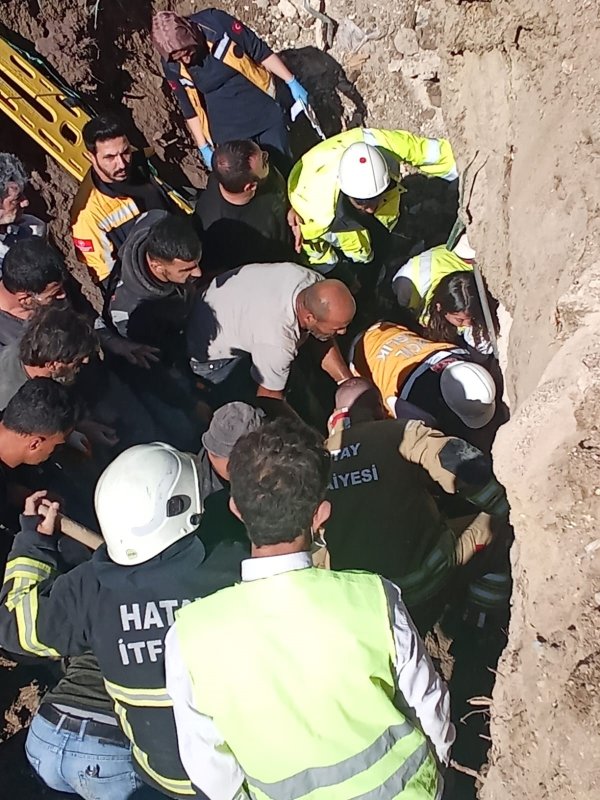 Şantiye alanında yaşanan göçükte can pazarı