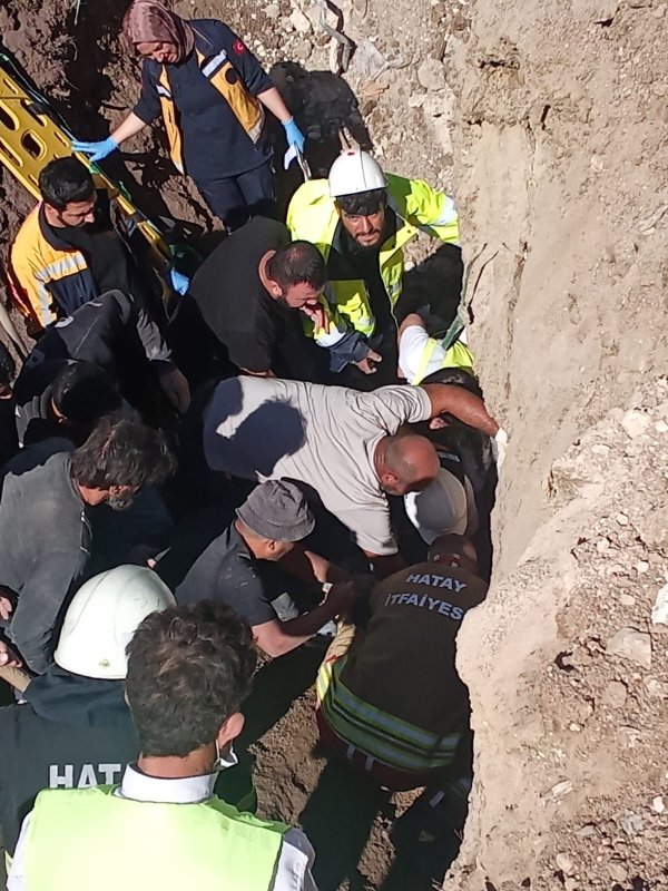 Şantiye alanında yaşanan göçükte can pazarı