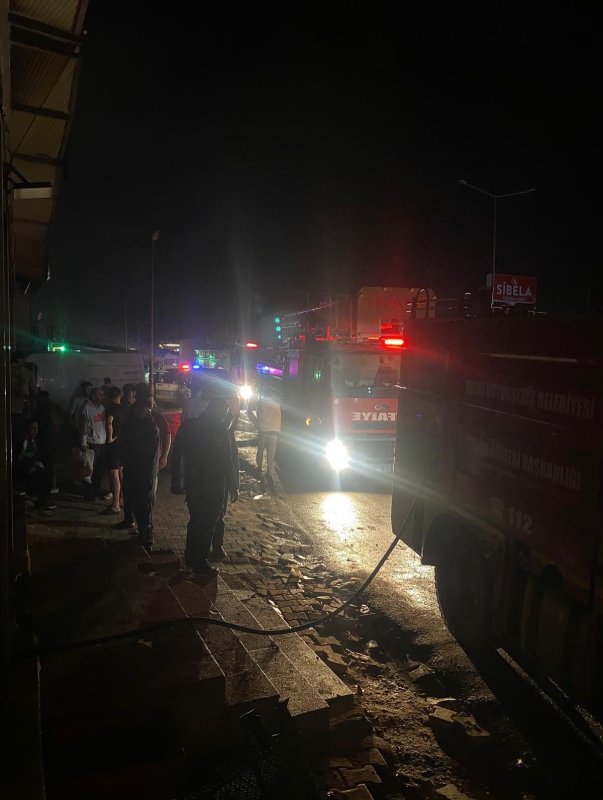 Antakya’da fırında yangın çıktı