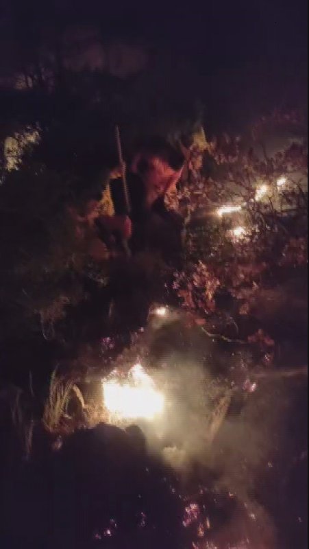 Hatay’da yıldırımın düştüğü ormanlık alandaki yangın 16’ncı saatte kontrol altına alındı