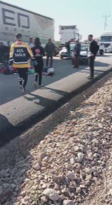 Hatay'da otomobille, motosiklet çarpıştı: 2 yaralı