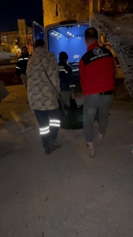 Akdeniz'de oltasına takılan dev kılıç balığı 115 kilogram geldi