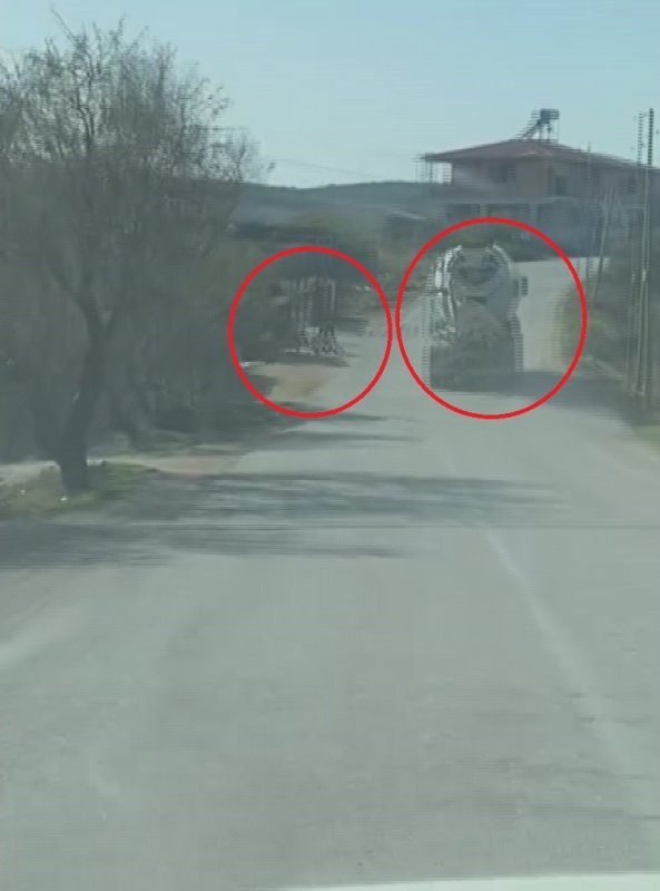 Tek şeritli yoldaki hızıyla Pes dedirten mikser sürücüsü kamerada