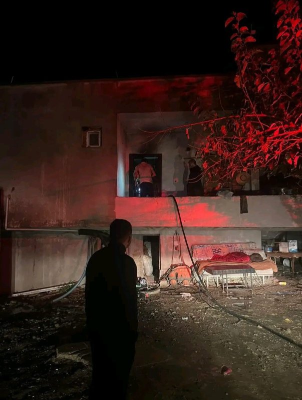 Arsuz'da müstakil ev yandı