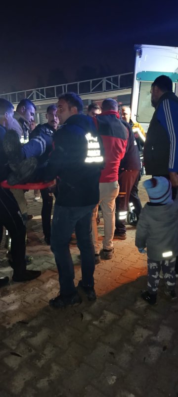 Defne'de su kanalına düşen şahıs yaralandı