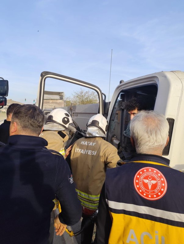  Antakya’da trafik kazası: 1 yaralı