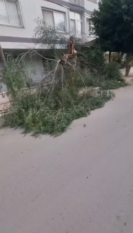 Hatay'da kuvvetli fırtına etkisini hissettirdi
