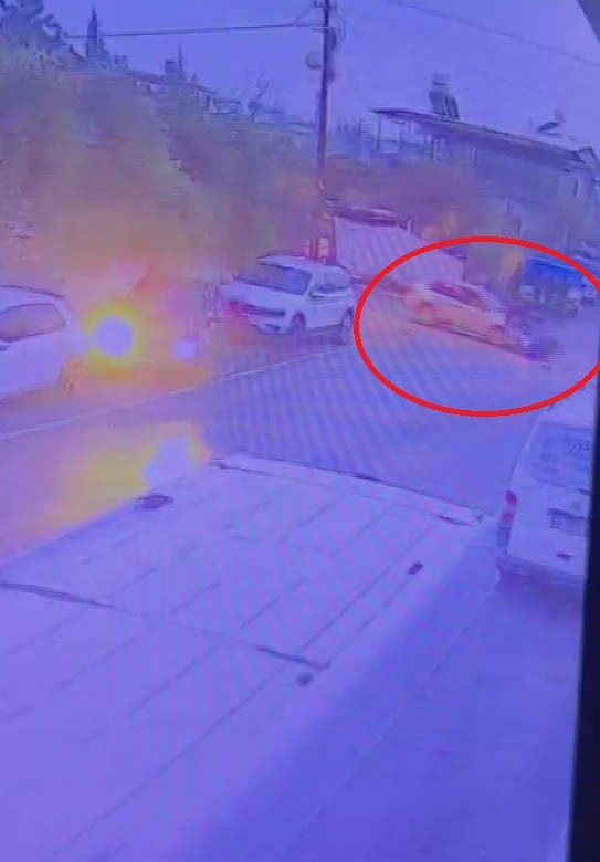 Otomobille motosiklet çarpıştı: 1 yaralı