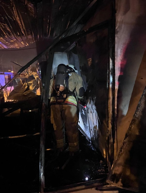 Antakya’da konteyner yangını