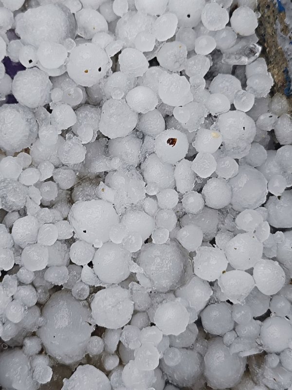 Hatay'da dolu yağışı