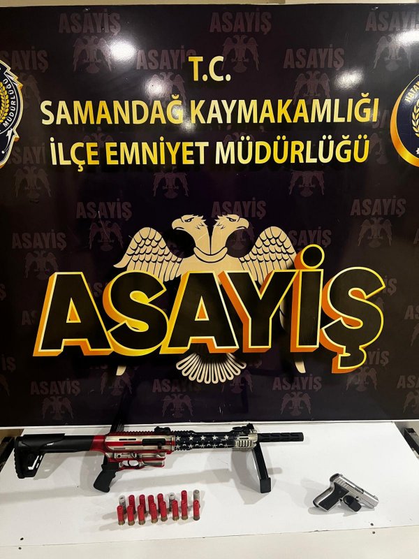 Hatay’da Asayiş Operasyonu: Ruhsatsız Silah Ele Geçirildi