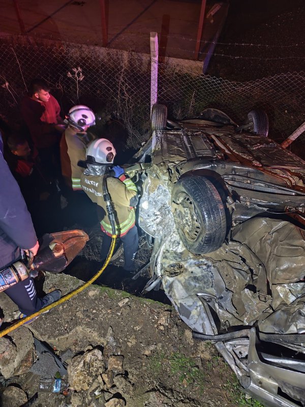 Hatay’da trafik kazası: 1 ölü, 3 yaralı