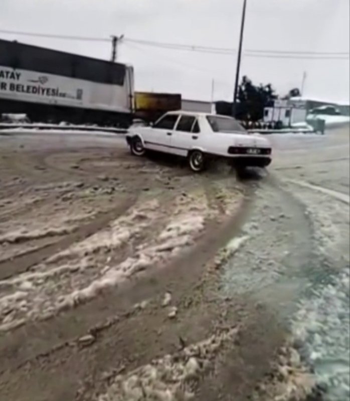 Karda drift keyfi pahalıya patladı