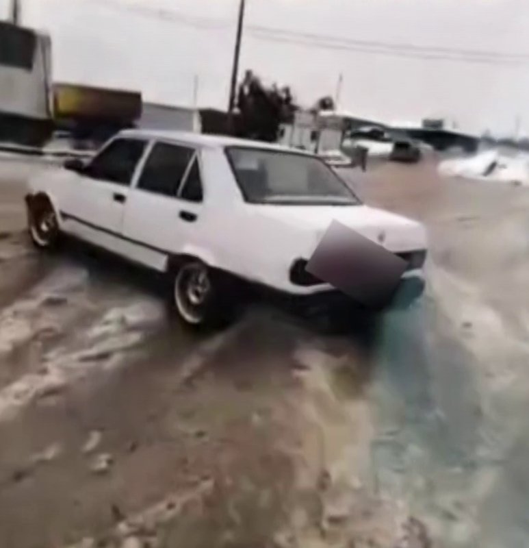 Karda drift keyfi pahalıya patladı