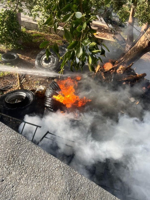 Arsuz’da hurdalık yangını