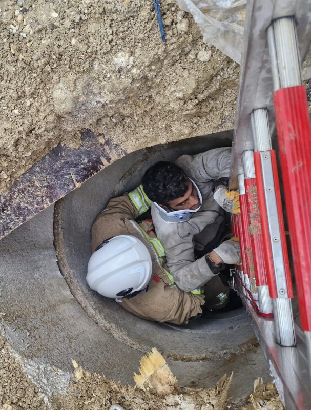 Hatay'da Kuyuya Düşen Vatandaş Kurtarıldı