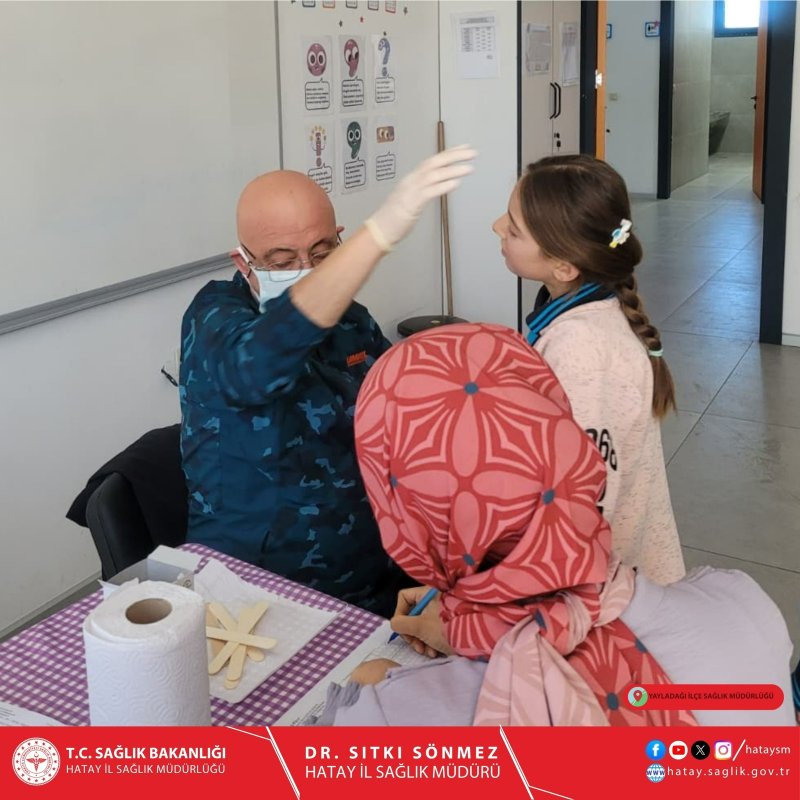 YAYLADAĞI’NDA AĞIZ VE DİŞ SAĞLIĞI TARAMASI YAPILDI