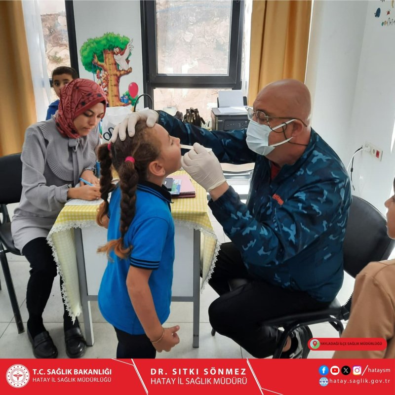 YAYLADAĞI’NDA AĞIZ VE DİŞ SAĞLIĞI TARAMASI YAPILDI