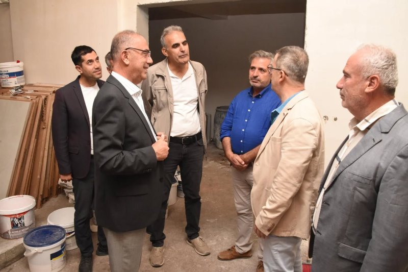 ÇOK AMAÇLI SALONU İNCELEDİLER