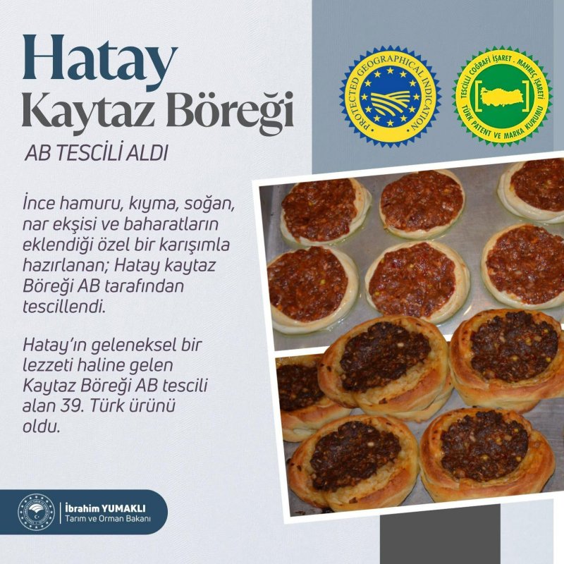 KAYTAZ BÖREĞİ TESCİLLENDİ